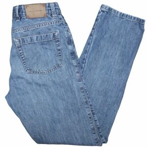 vintage Ermenegildo Zegna men's blue cotton 5-pocket  jeans Size 33 Fits 32x33
